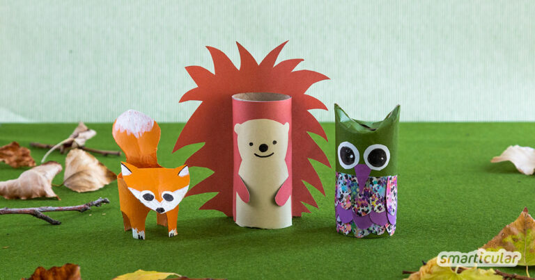 Tiere basteln aus Klopapierrollen: 3 kreative Upcycling-Ideen – smarticular
