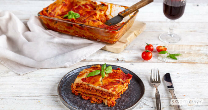 Eine gelungene vegetarische Lasagne Bolognese kommt eigentlich immer gut an. Es ist nur gar nicht so leicht, ein gutes Rezept zu finden - wie dieses hier!