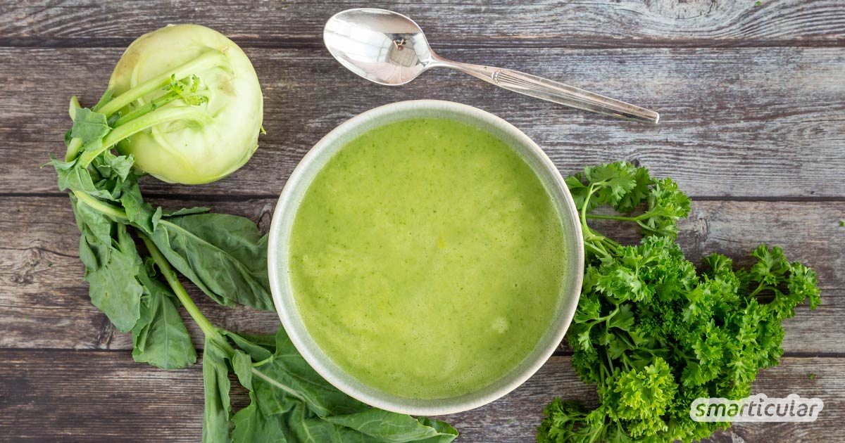 Kohlrabisuppe mit Petersilie und Miso - aromatisch und vitalstoffreich ...