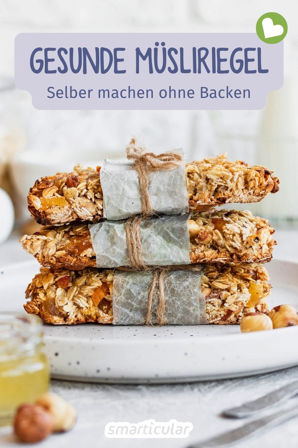 Gesunde Müsliriegel selber machen – schnell und ganz ohne Backen! Entdecke das einfache Rezept für den perfekten Snack für unterwegs.