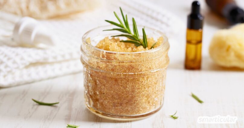 Ein Sugar-Scrub pflegt die Haut von Kopf bis Fuß und ist im Handumdrehen selbst gemacht. Hier findest du unsere liebsten Rezepte für Zuckerpeelings!