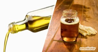 Überlagertes Öl verliert Geschmack und wird ranzig. Zum Entsorgen ist es jedoch zu schade - probiere mal diese Verwendungsmöglichkeiten!