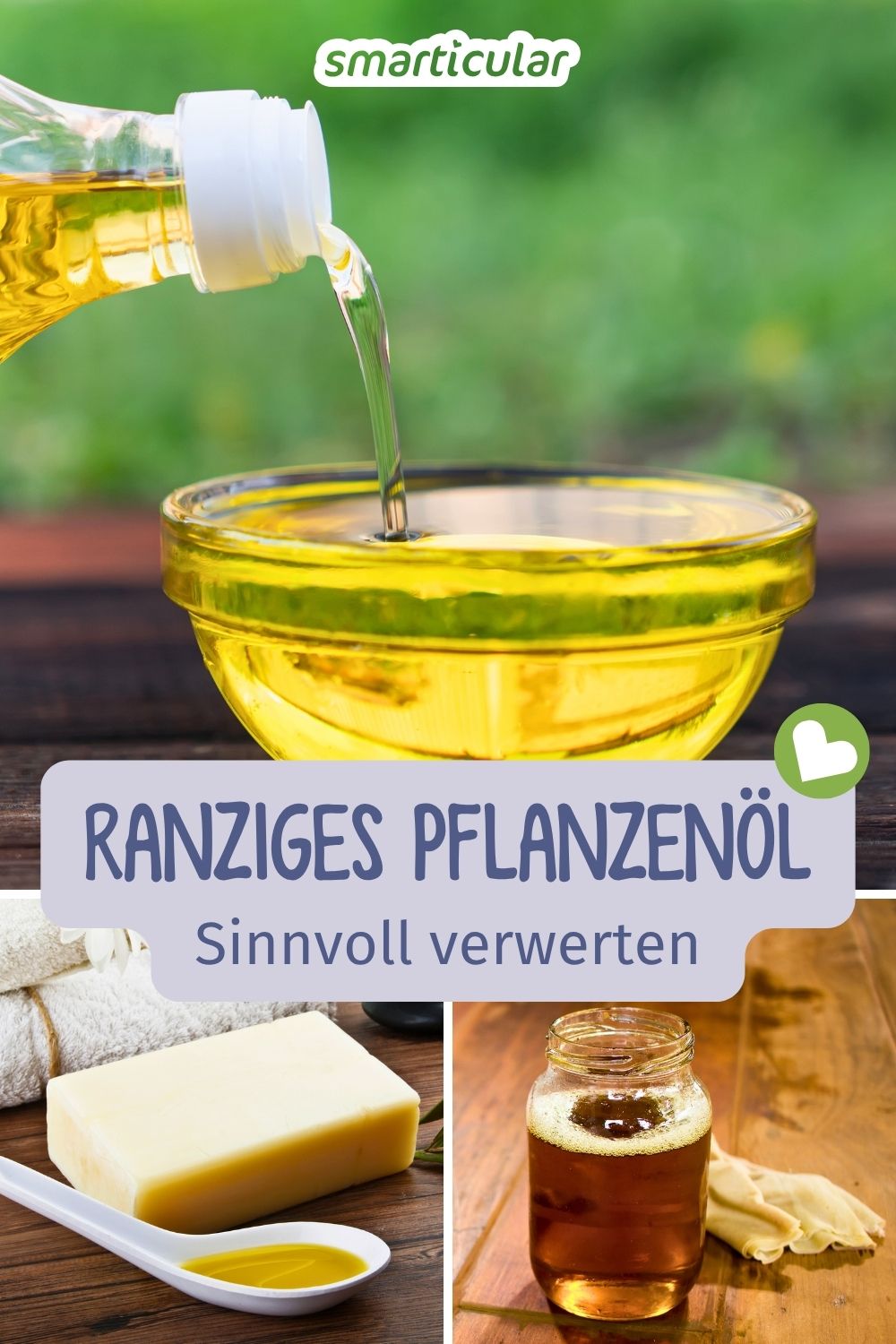 Überlagertes Öl verliert Geschmack und wird ranzig. Zum Entsorgen ist es dennoch zu schade - probiere mal diese Verwendungsmöglichkeiten!