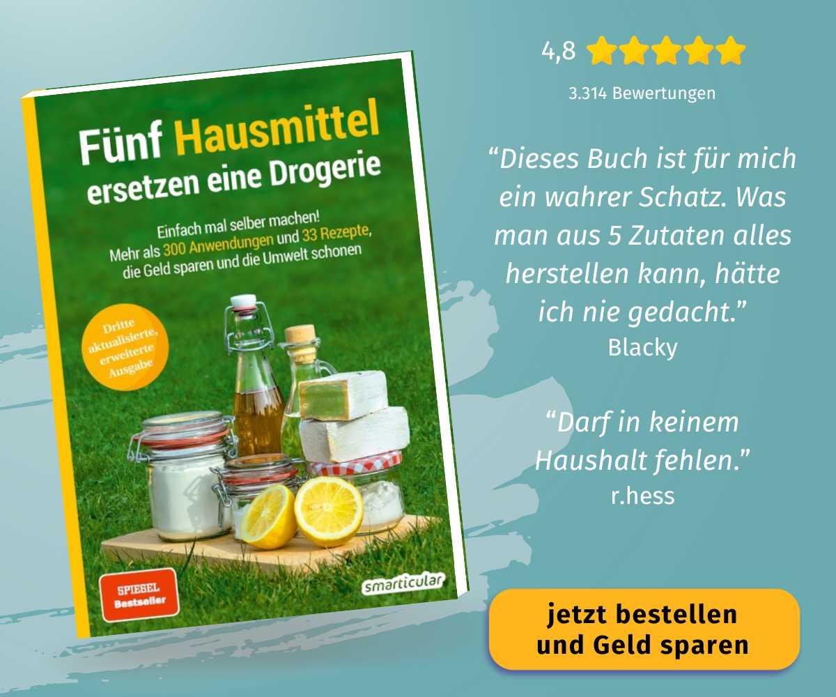 Fünf Hausmittel ersetzen eine Drogerie