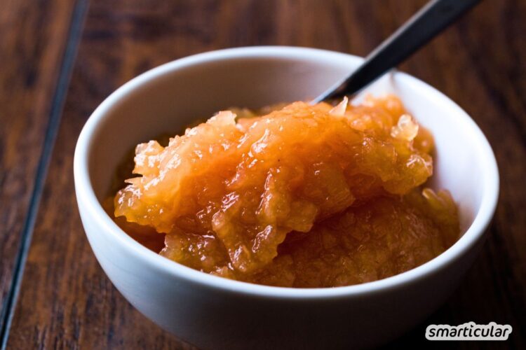 Einfaches Rezept für Quittenmus auf Vorrat – smarticular Verlag Einfaches Rezept für Quittenmus auf Vorrat – smarticular Verlag