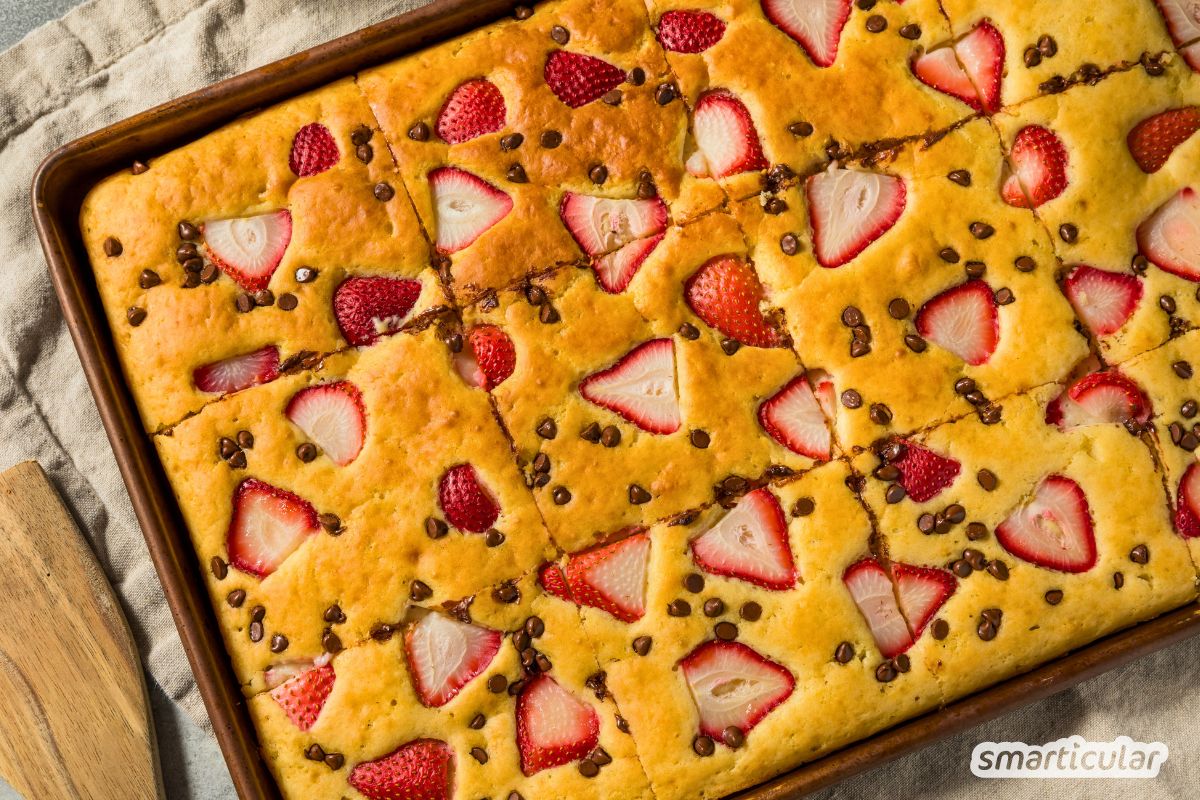 Rezept f&uuml;r einen Pfannkuchen vom Blech