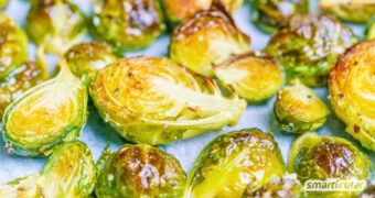 Mit diesen Rosenkohl aus dem Ofen werden auch Kohlmuffel glücklich. Nur wenige Zutaten ergeben ein aromatisches und wärmendes Wintergericht.