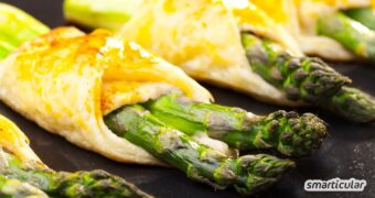 Gebackener Spargel im Blätterteig lässt sich einfach zubereiten und sorgt für Abwechslung in der regionalen Küche.