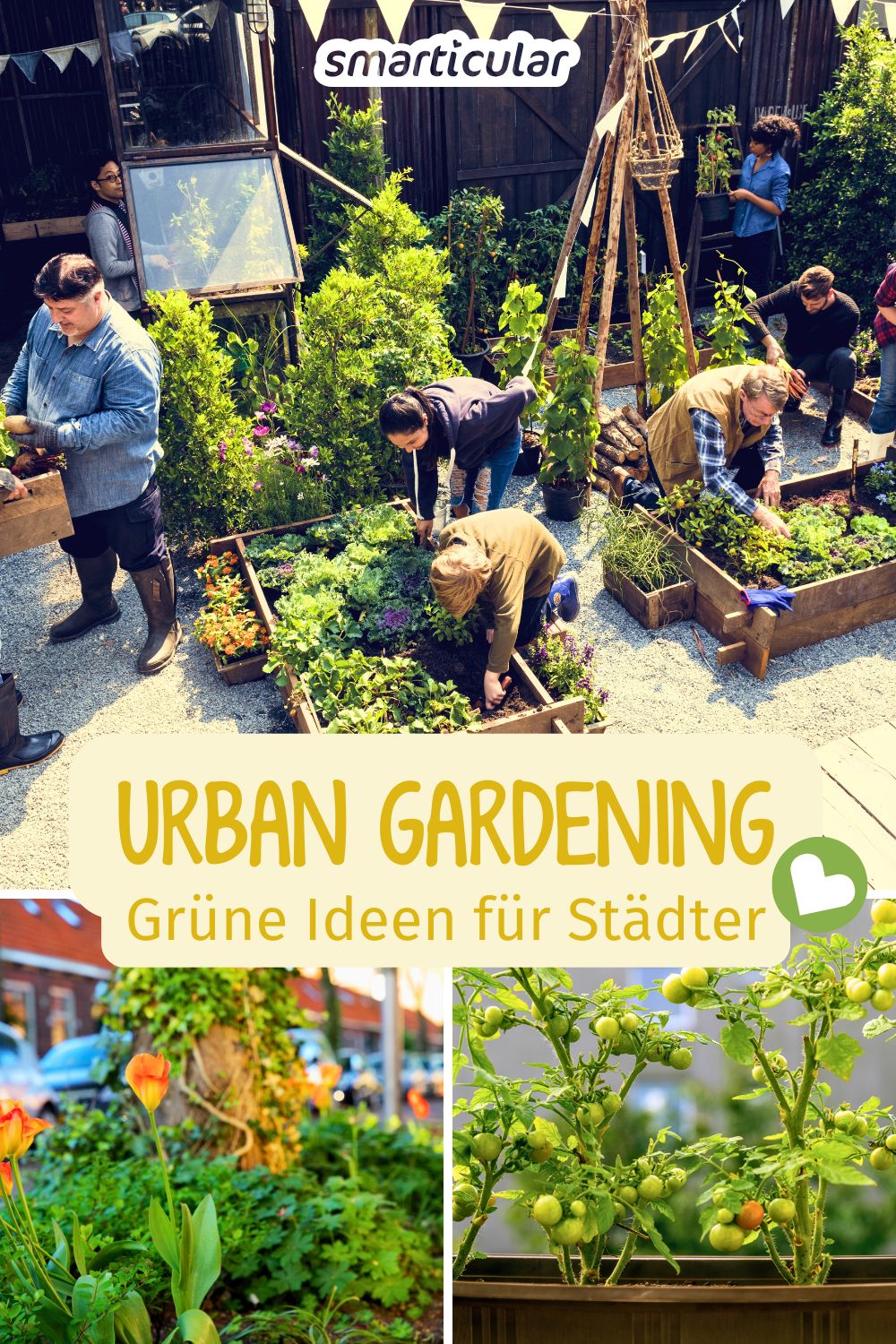 Urban Gardening ermöglicht Gärtnern für alle! Mit diesen kleinen und großen Ideen kannst du deinen grünen Daumen auch in der Stadt ausleben.
