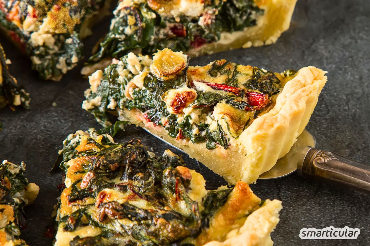 Mangold-Quiche - klassisches Rezept für den Ofengenuss