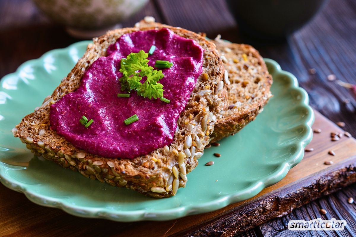 Rezept für Rote-Bete-Meerrettich-Aufstrich