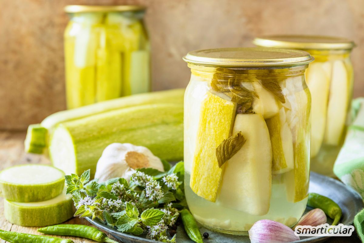 Zucchini fermentieren