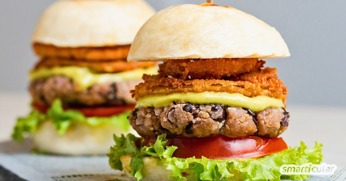 Kidneybohnen-Patties sind blitzschnell hergestellt und eine perfekte Alternative für den Klassiker aus Fleisch - einfach lecker und gesund.