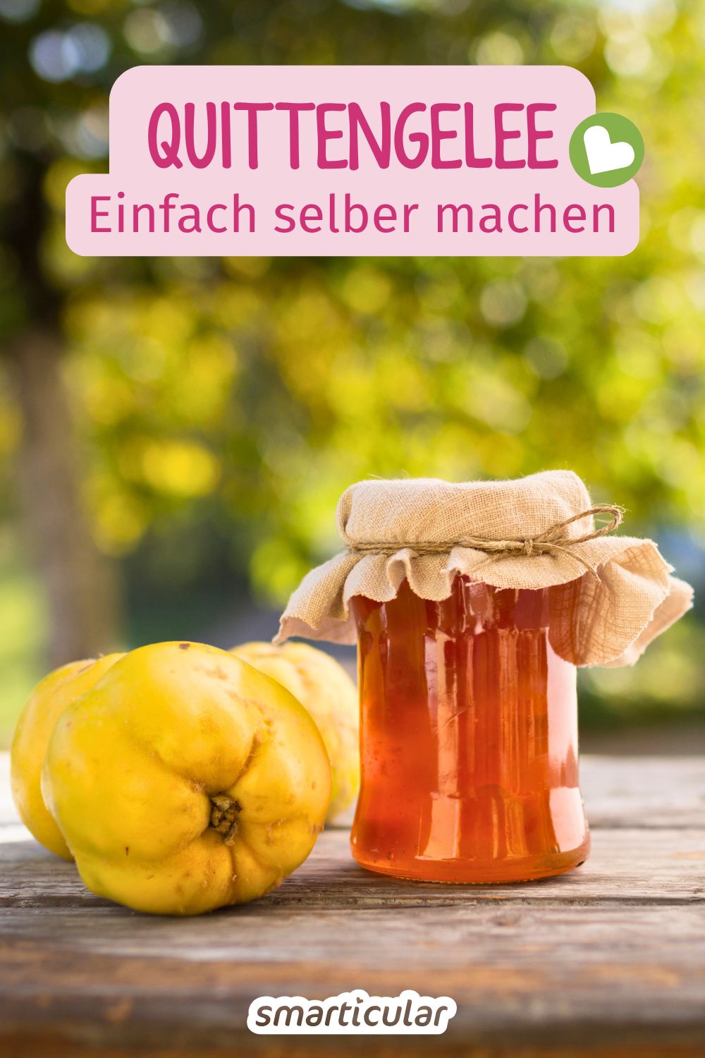 Quittengelee selber machen - feiner Genuss aus drei Zutaten ... Quittengelee selber machen - feiner Genuss aus drei Zutaten ...