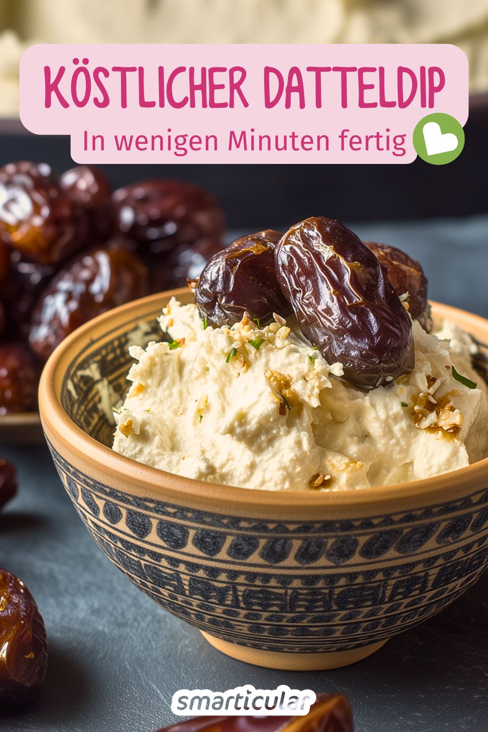 Köstlicher Datteldip: Schnell gemacht, noch schneller vernascht ... Köstlicher Datteldip: Schnell gemacht, noch schneller vernascht ...
