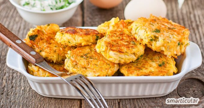 Gemüsefrikadellen sind schnell gemacht und lassen sich nach Geschmack und Saison varieeren - ein saftig, bunter und gesunder Genuss.