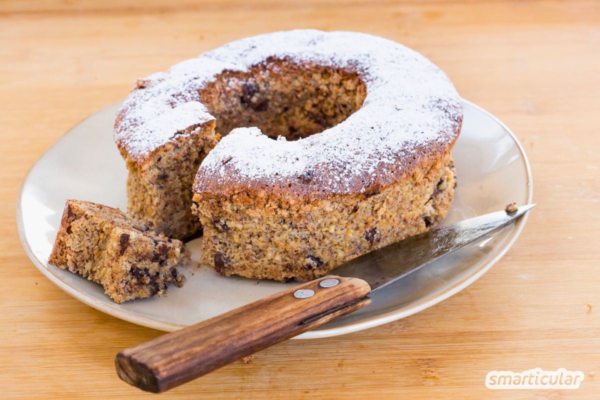 Nusskuchen ohne Mehl: Du brauchst nur 5 Zutaten! – smarticular Verlag Nusskuchen ohne Mehl: Du brauchst nur 5 Zutaten! – smarticular Verlag