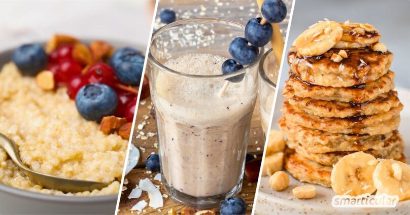 Diese süßen und herzhaften Rezepte für ein leckeres Protein-Frühstück versorgen dich mit hochwertigem Eiweiß und weiteren Vitalstoffen.