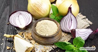 Zwiebelpulver selbst herstellen: Aromatisch, natürlich und vielseitig einsetzbar. Ideal für Würzmischungen, Suppen, Saucen und Vorrat.