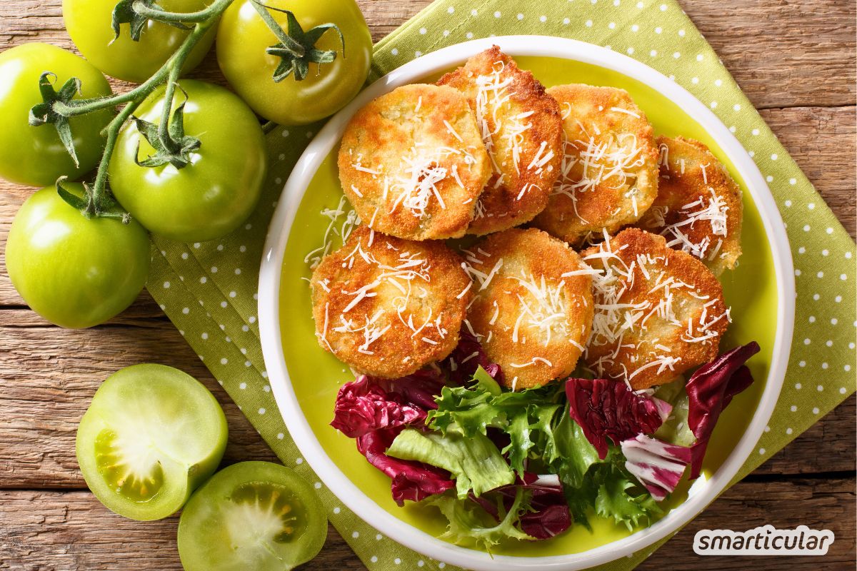 Gebratene grüne Tomaten - unreife Früchte lecker verwerten