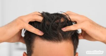 Ein natürliches Leinsamen-Haargel ist in wenigen Minuten einsatzbereit und besteht lediglich aus drei Zutaten - so wird es hergestellt.