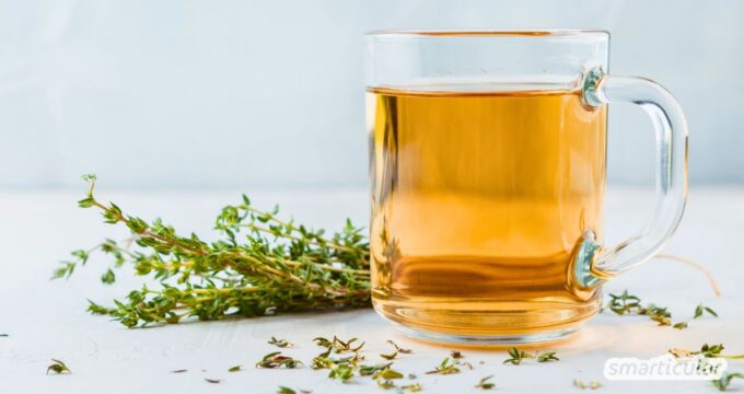 In der Erkältungszeit ist ein Thymiantee der ideale Helfer. Er wirkt schleimlösend, antibakteriell und unterstützt die Selbstheilungskräfte.