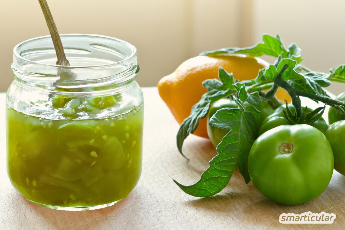 Gr&uuml;ne-Tomaten-Marmelade