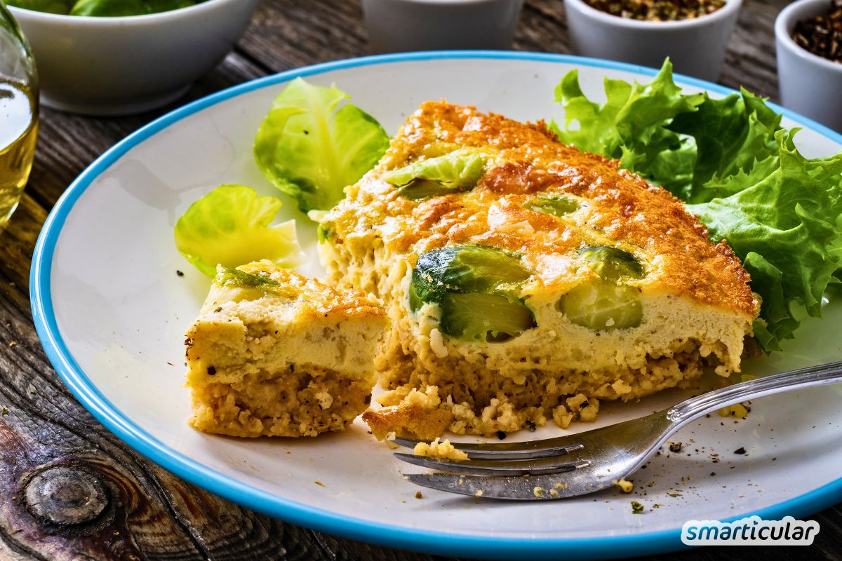 Rezept f&uuml;r Rosenkohl-Quiche