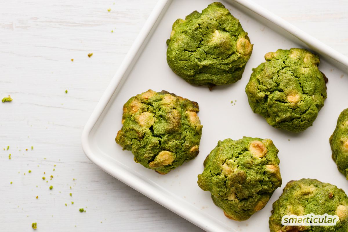 Rezept f&uuml;r Matcha-Kekse