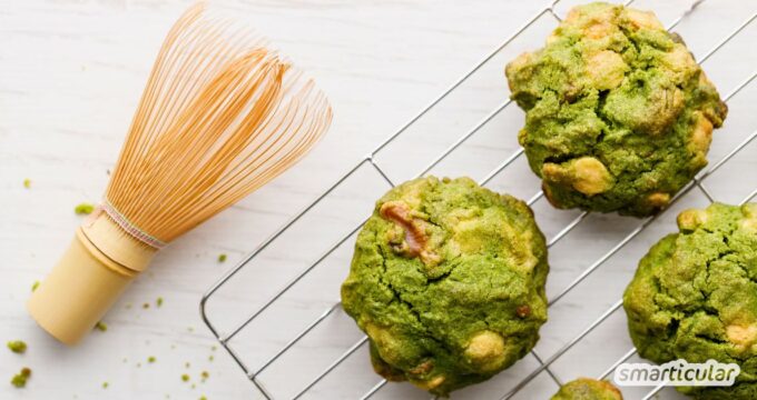 Wenn du Matchatee magst, solltest du unbedingt einmal Matcha-Kekse probieren - mit diesem Rezept gelingt der besondere Genuss garantiert!