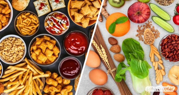 Hochverarbeitete Lebensmittel schaden Gesundheit und Natur. Erfahre, warum echtes Essen besser ist und entdecke gesunde Alternativen.