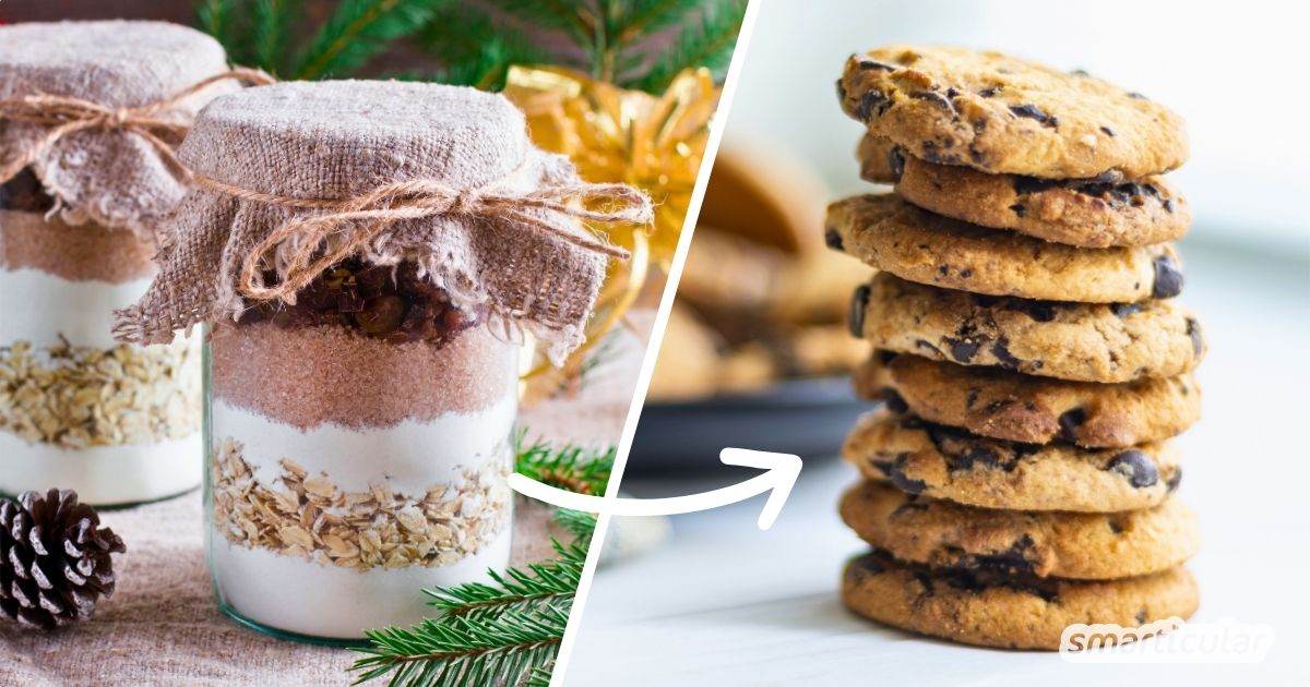 Entdecke unser einfaches Rezept für eine Backmischung für Cookies im Glas – inklusive Tipps für perfekte Schichten und Backanleitung.