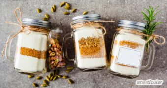 Verwandle deine liebsten Backrezepte mit diesem Baukasten-Prinzip in nachhaltige DIY-Geschenke – individuell, dekorativ und plastikfrei.