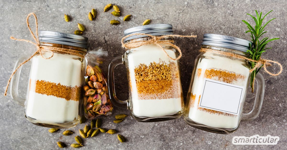 Verwandle deine liebsten Backrezepte mit diesem Baukasten-Prinzip in nachhaltige DIY-Geschenke – individuell, dekorativ und plastikfrei.