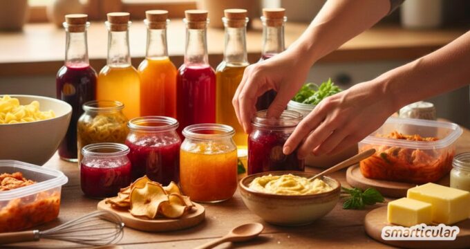 Wie lange halten selbst gemachte Marmeladen, Joghurt oder Pesto? Erfahre alles Wichtige über die Haltbarkeit deiner DIY-Vorräte!