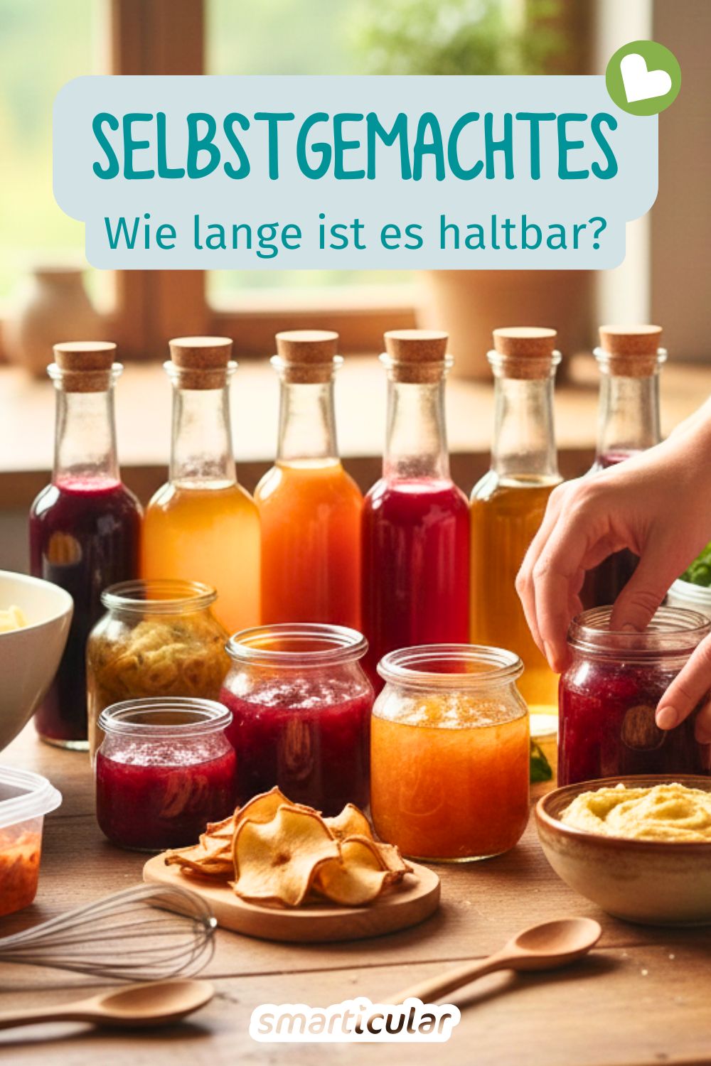 Wie lange halten selbst gemachte Marmeladen, Joghurt oder Pesto? Erfahre alles Wichtige über die Haltbarkeit deiner DIY-Vorräte!