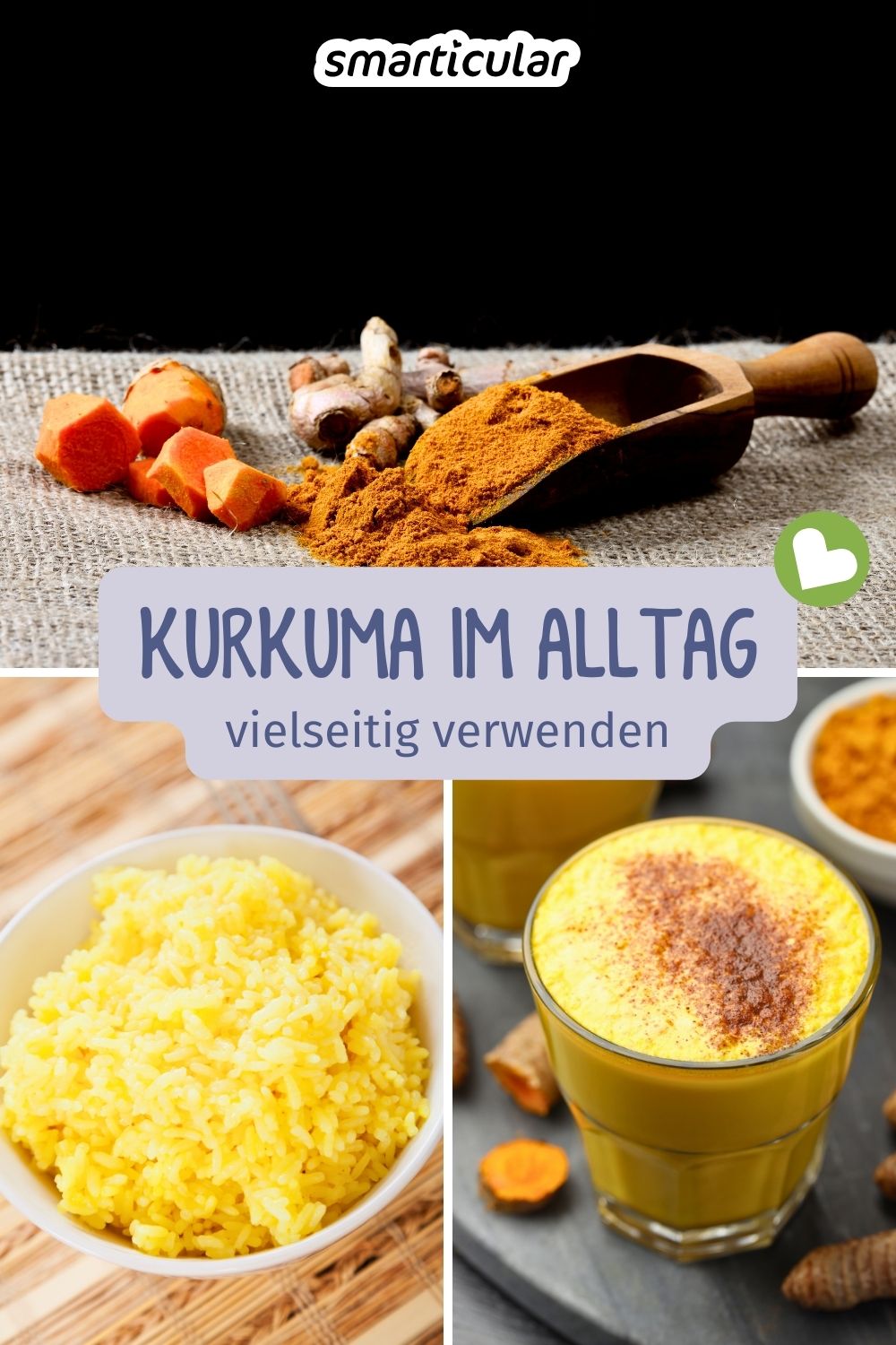 Kurkuma ist vielseitig, aromatisch und passt zu vielen Gerichten. Erfahre, wie du das goldene Gewürz verwendest und wofür es gut ist.