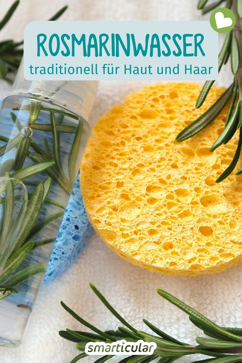Dieses einfache Rezept für traditionelles Ungarnwasser mit Rosmarin, Minze und Zitrusschalen ergibt ein natürlich duftendes Pflegewasser.