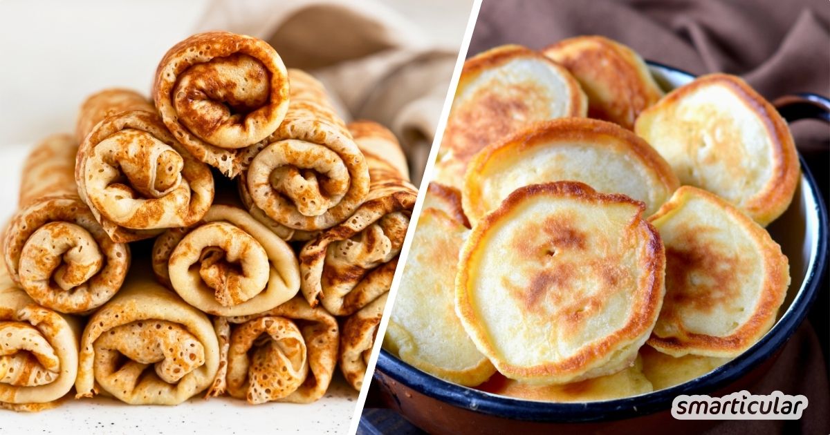 Blinis selber machen: Mit Buchweizen werden die Mini-Pfannkuchen schön fluffig und nussig-lecker. Entdecke unser einfaches Grundrezept!