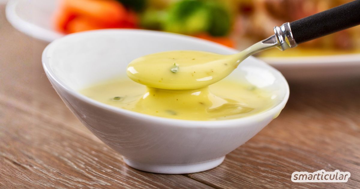 Sauce Béarnaise selber machen: Der Klassiker ohne Fix-Tüte! Schritt-für-Schritt-Anleitung - inklusive Retter-Tipp und Eiweiß-Verwertung.