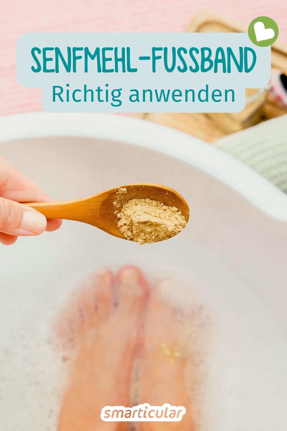Kalte Füße oder anbahnende Erkältung? Ein Senfmehl-Fußbad aktiviert die Selbstheilungskräfte - detaillierte Anleitung und Sicherheitstipps.