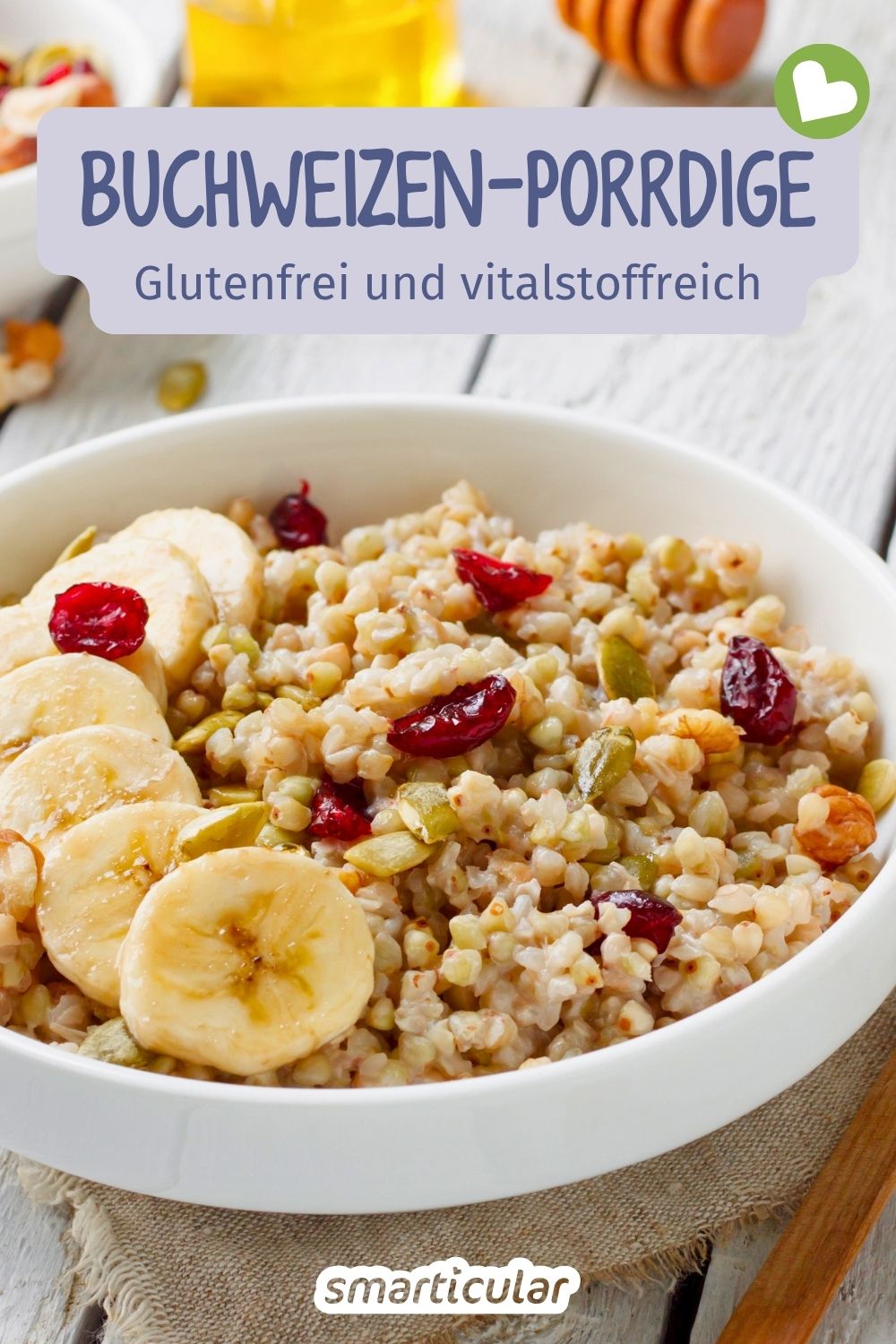 Entdecke, wie du Buchweizen-Porridge ganz einfach selbst zubereitest. Regional, von Natur aus glutenfrei und besonders bekömmlich.
