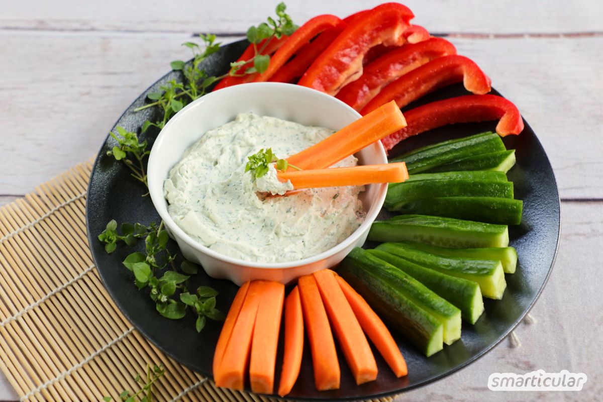 Rezept f&uuml;r Vogelmiere-Dip
