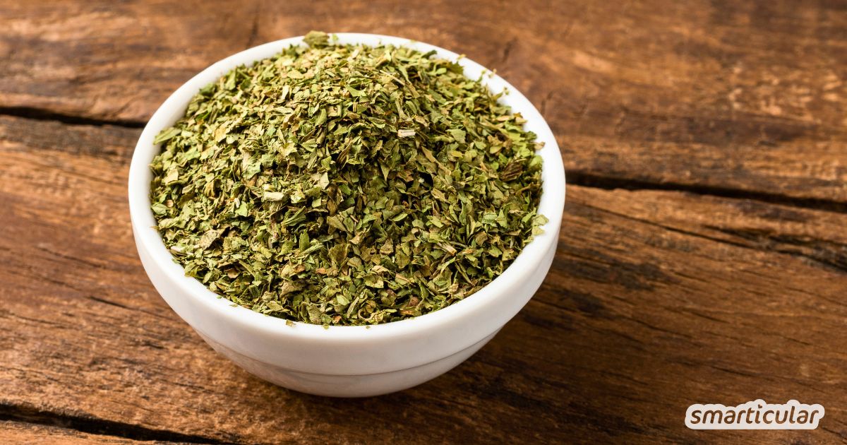 Liebstöckel trocknen und verwenden: So machst du das aromatische Maggikraut schonend haltbar. Mit einfacher Schritt-für-Schritt-Anleitung!