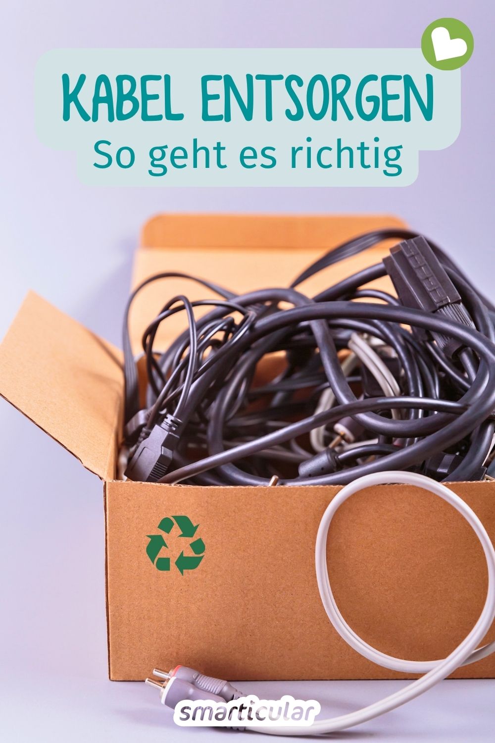 Wohin mit dem alten Kabelsalat? Erfahre, wie du alte Kabel entsorgen oder sinnvoll weitergeben kannst - vor Ort oder bequem per Post.