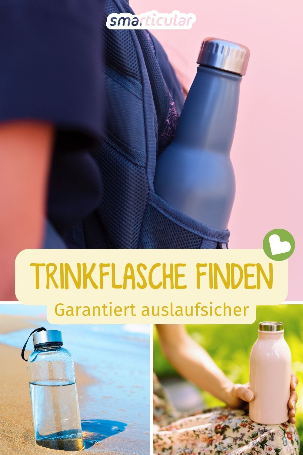 Nie wieder ein nasser Rucksack und kaputte Bücher! Erfahre, worauf du bei der Suche nach einer auslaufsicheren Trinkflasche achten musst!