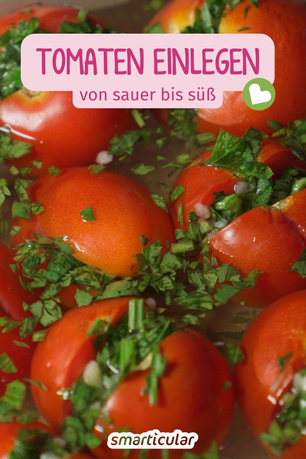 Entdecke vielseitige Methoden um Tomaten einzulegen für frische und getrocknete Tomaten von Kräuteröl bis süß.