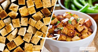 Naturtofu schmeckt fade? Nicht mit der richtigen Tofu-Marinade! Entdecke ein schnelles Rezept aus einfach Zutaten - mit Zubereitungs-Tipps!