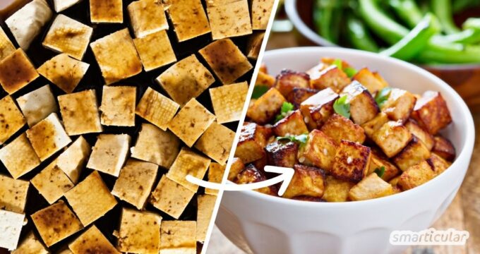 Naturtofu schmeckt fade? Nicht mit der richtigen Tofu-Marinade! Entdecke ein schnelles Rezept aus einfach Zutaten - mit Zubereitungs-Tipps!