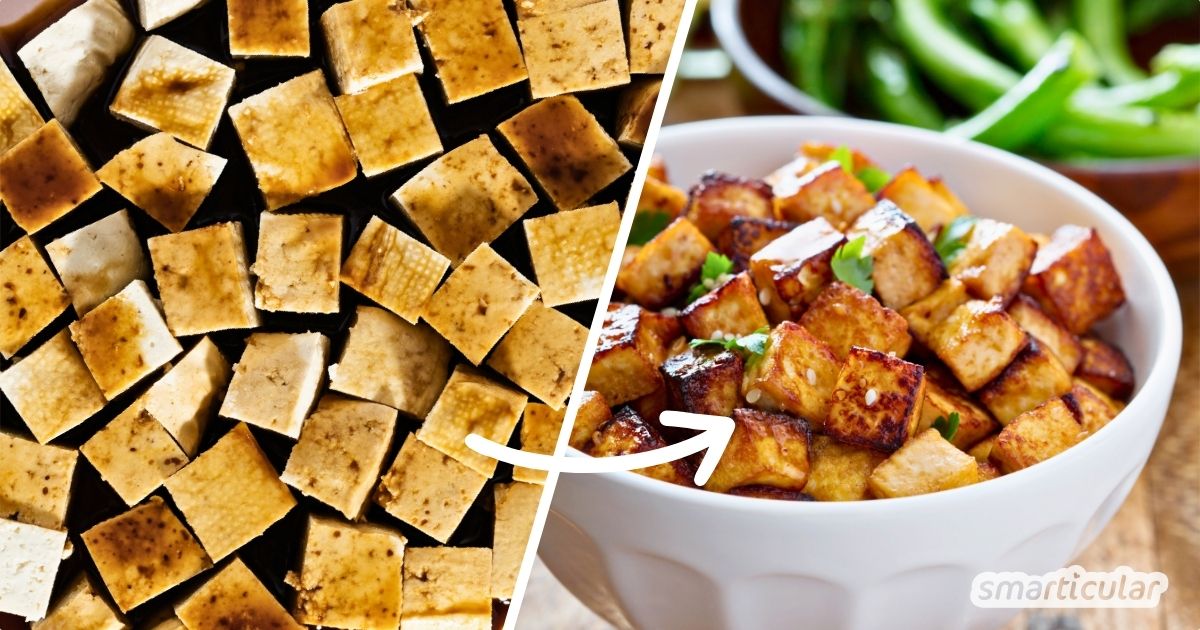 Naturtofu schmeckt fade? Nicht mit der richtigen Tofu-Marinade! Entdecke ein schnelles Rezept aus einfach Zutaten - mit Zubereitungs-Tipps!
